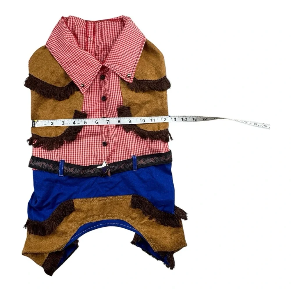 PamPet Pet Fashions Size 6 Cowboy Dog Costume‎ Western Outfit